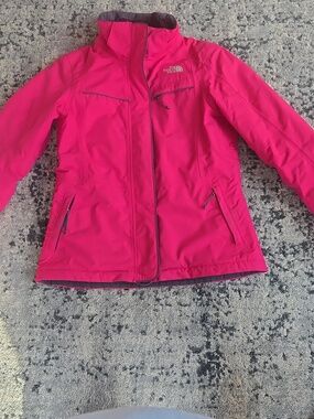 The North Face Bright Pink Ski/Snow Jacket